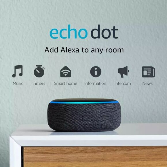 Echo Dot 3rd Generation New Without Box - Picture 4 of 5
